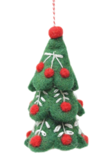 Black Yak Black Yak, Filzhänger, dekorierter weihnachtsbaum
