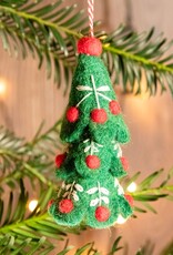 Black Yak Black Yak, Filzhänger, dekorierter weihnachtsbaum