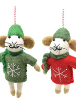 Black Yak Black Yak, Filzhänger, maus mit rotem pulli