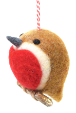 Black Yak Black Yak, Filzhänger, rotkehlchen auf ast