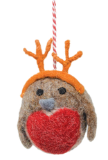 Black Yak Black Yak, Filzhänger, rotkehlchen mit geweih