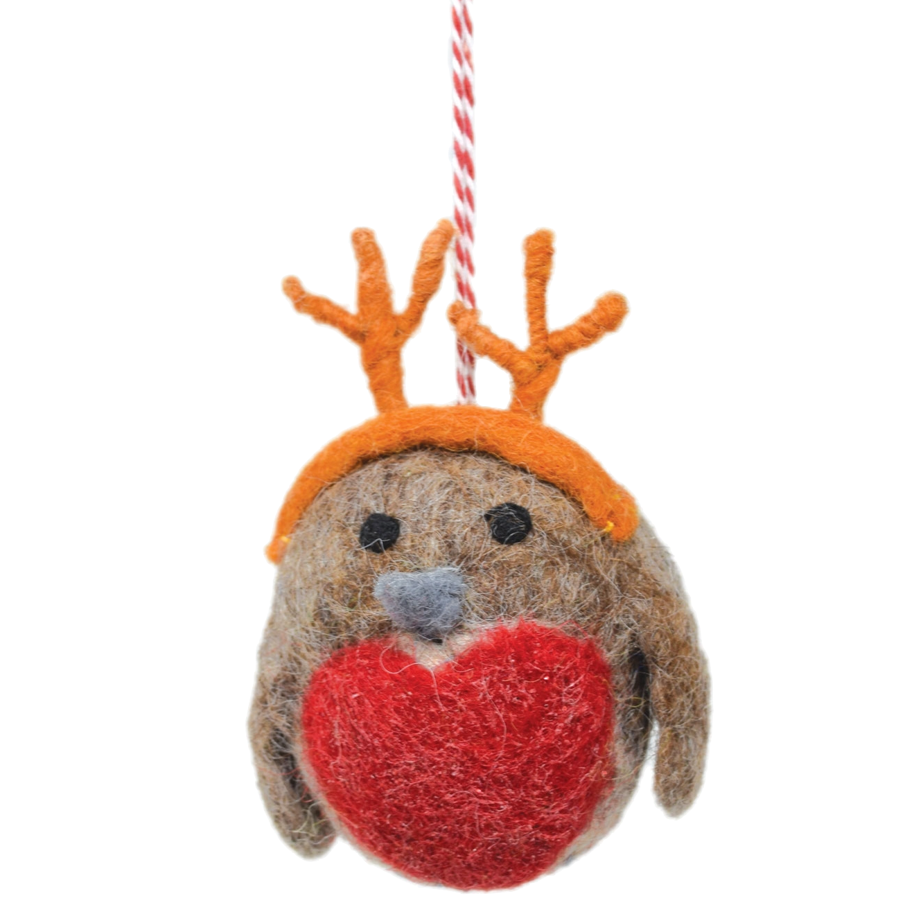 Black Yak Black Yak, Filzhänger, rotkehlchen mit geweih