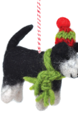 Black Yak Black Yak, Filzhänger, hund mit schal