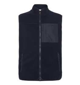 KnowledgeCotton Apparel KnowledgeCotton, Zip Fleece Vest, night sky, L