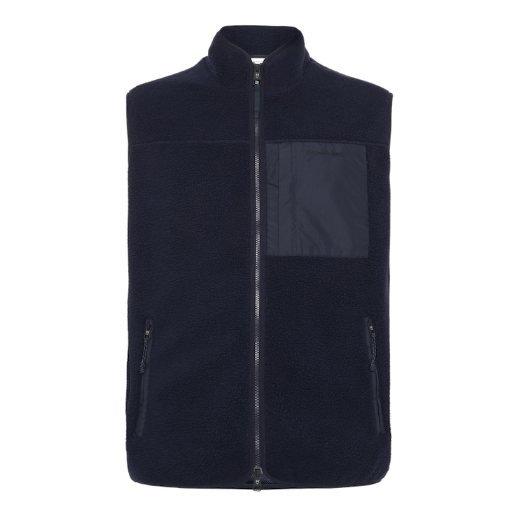 KnowledgeCotton Apparel KnowledgeCotton, Zip Fleece Vest, night sky, M