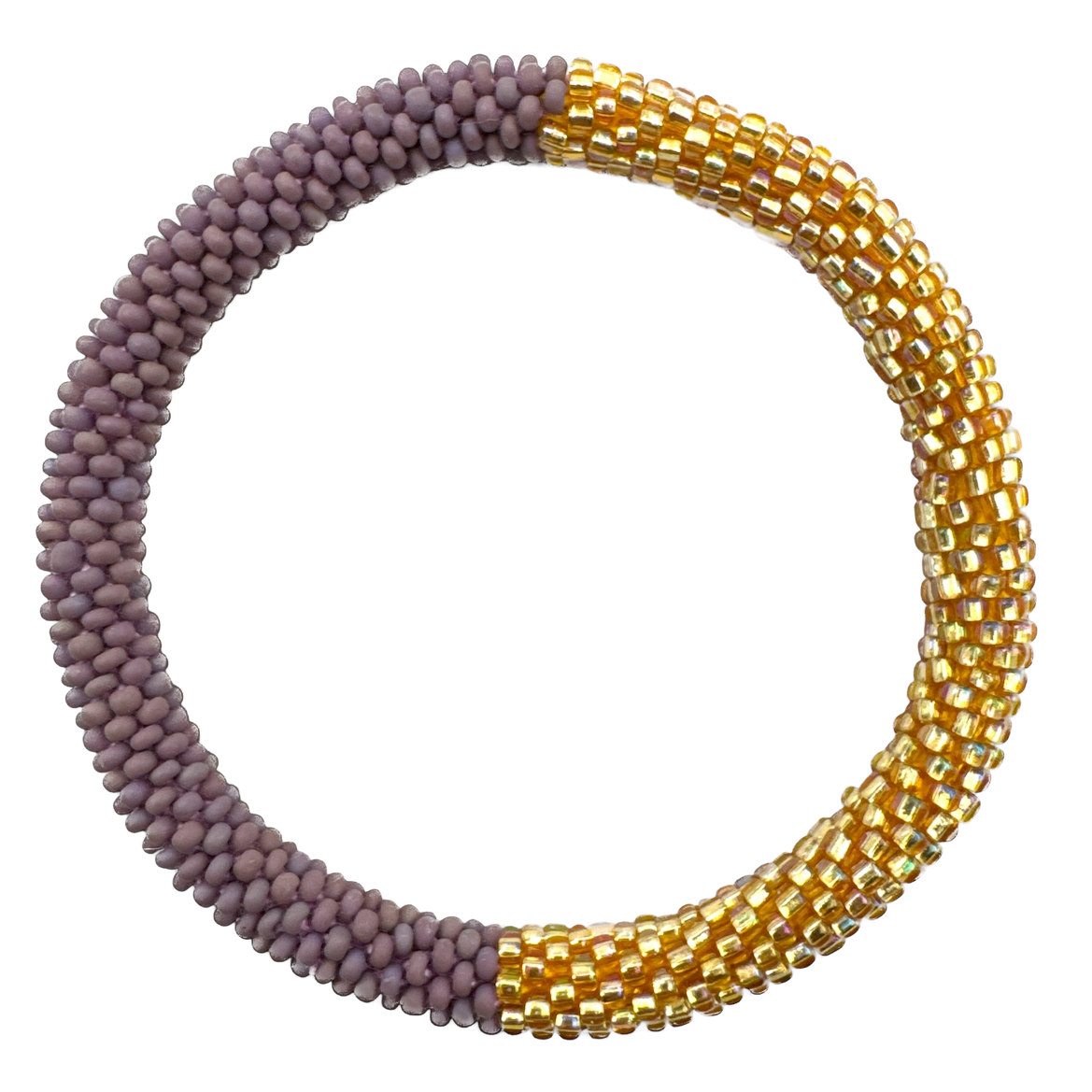 Maison Kizo Maison Kizo, Bracelet Népalais, violet/or