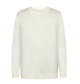 KnowledgeCotton Apparel KnowledgeCotton, Merino Crew Neck, egret, L
