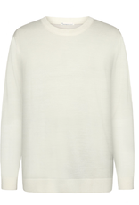 KnowledgeCotton Apparel KnowledgeCotton, Merino Crew Neck, egret, M