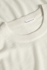 KnowledgeCotton Apparel KnowledgeCotton, Merino Crew Neck, egret, S