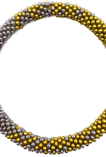 Maison Kizo Maison Kizo, Bracelet Népalais, violet/jaune