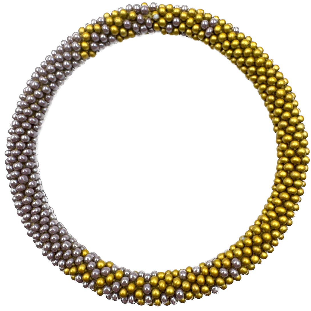 Maison Kizo Maison Kizo, Bracelet Népalais, violet/jaune