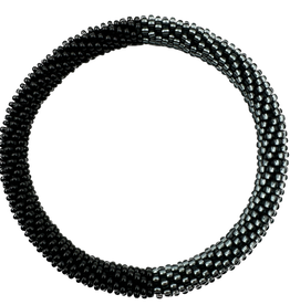 Maison Kizo Maison Kizo, Bracelet Népalais, noir/gris