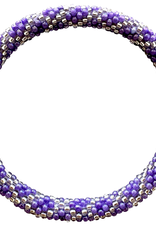 Maison Kizo Maison Kizo, Bracelet Népalais, violet/argent