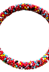 Maison Kizo Maison Kizo, Bracelet Népalais, rouge/multi couleur