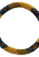 Maison Kizo Maison Kizo, Bracelet Népalais, bronze/or/émeraude