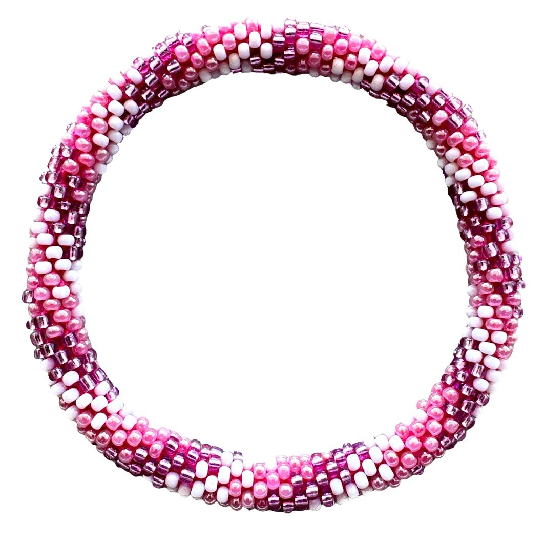 Maison Kizo Maison Kizo, Bracelet Népalais, pink mix