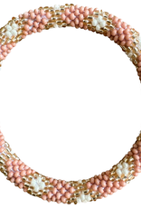 Maison Kizo Maison Kizo, Bracelet Népalais, saumon/blanc