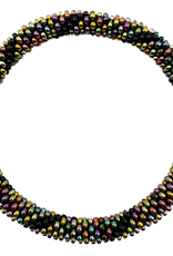 Maison Kizo Maison Kizo, Bracelet Népalais, arc-en-ciel/noir