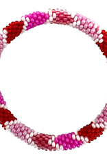 Maison Kizo Kizo, Bracelet Népalais, pink/rouge