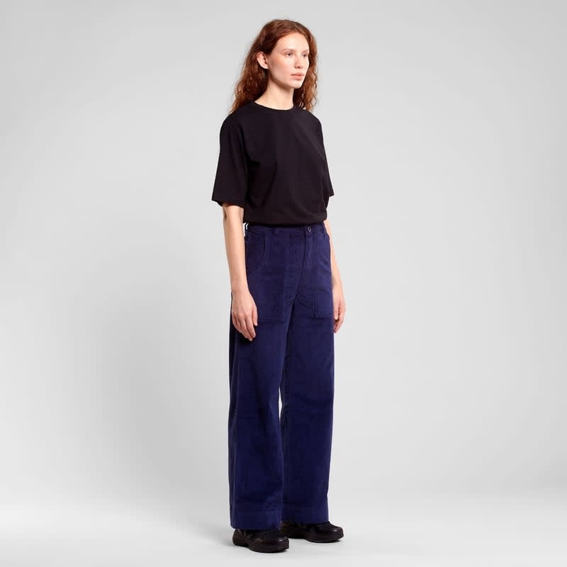 Dedicated Dedicated, Workwear Pants Vara Corduroy, navy, XS