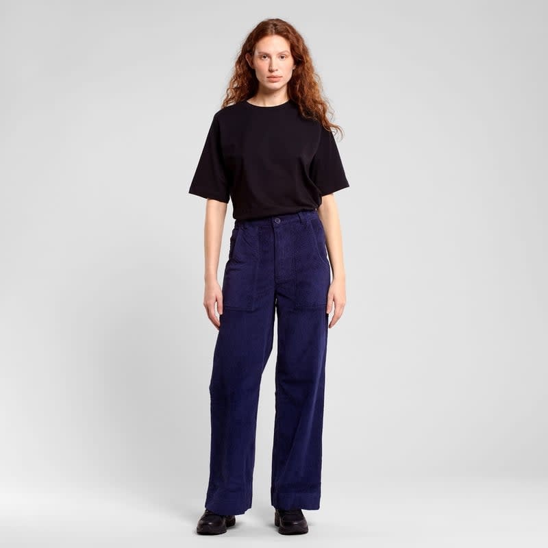 Dedicated Dedicated, Workwear Pants Vara Corduroy, navy, S