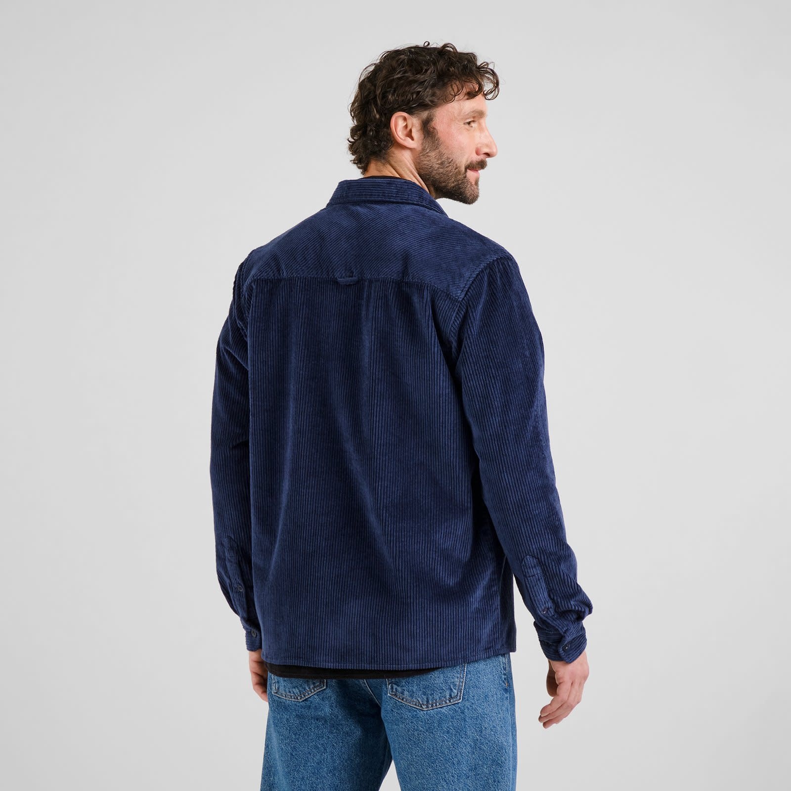 Dedicated Dedicated, Kil Corduroy Shirt, navy, M