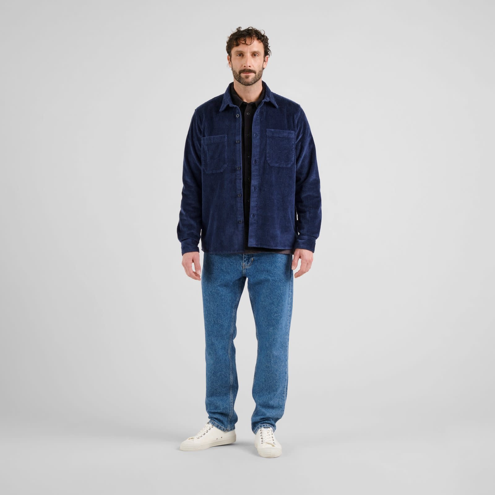 Dedicated Dedicated, Kil Corduroy Shirt, navy, S
