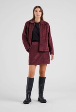 Dedicated Dedicated, Majorna Corduroy Skirt, fig red, M