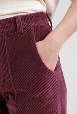 Dedicated Dedicated, Workwear Pants Vara Corduroy, fig red, L