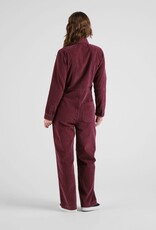 Dedicated Dedicated, Docksta Corduroy Overall, fig red, S