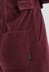 Dedicated Dedicated, Docksta Corduroy Overall, fig red, XS