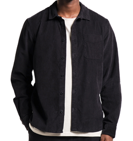 Dedicated Dedicated, Varberg Corduroy Shirt, black, L