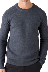KnowledgeCotton Apparel KnowledgeCotton, O-Neck Merino Sweater, dark grey melange, XL