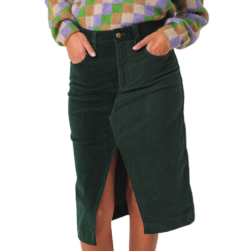 Skunkfunk Skfk, Medea Skirt, dark green, L (42)