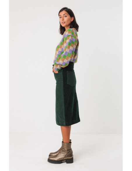 Skunkfunk Skfk, Medea Skirt, dark green, L (42)