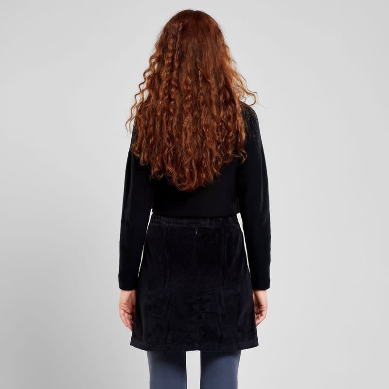 Dedicated Dedicated, Majorna Corduroy Skirt, black, XS