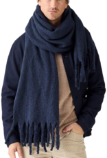 KnowledgeCotton Apparel KnowledgeCotton, Recycled Fringe Scarf, night sky, one size