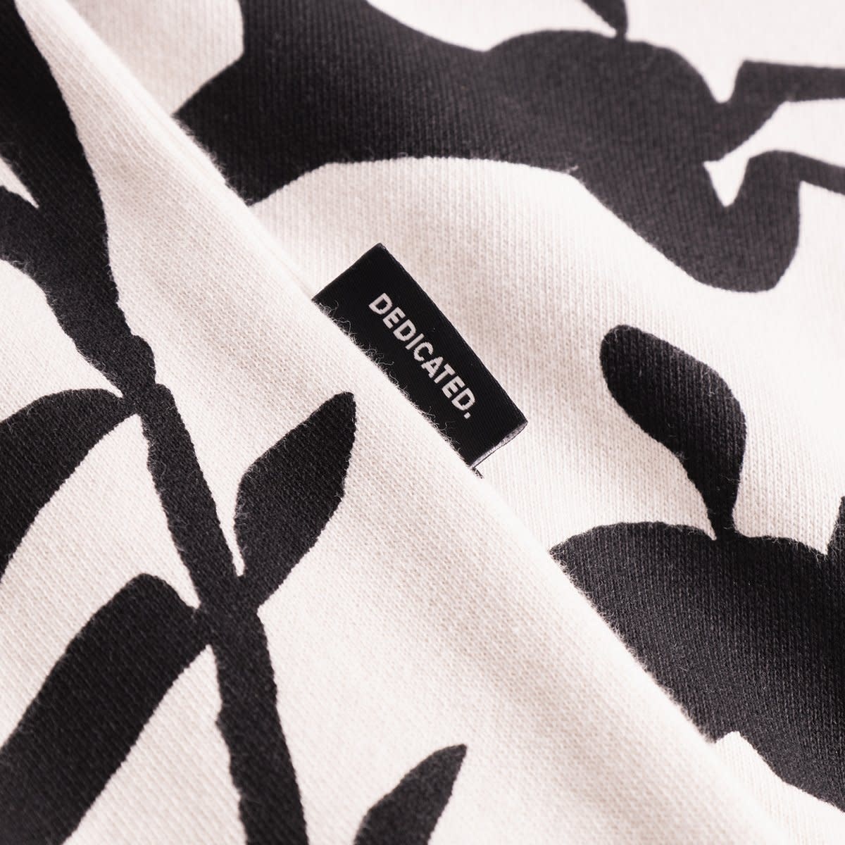 Dedicated Dedicated, Ystad Sweatshirt Papercut Horses, oat white, M