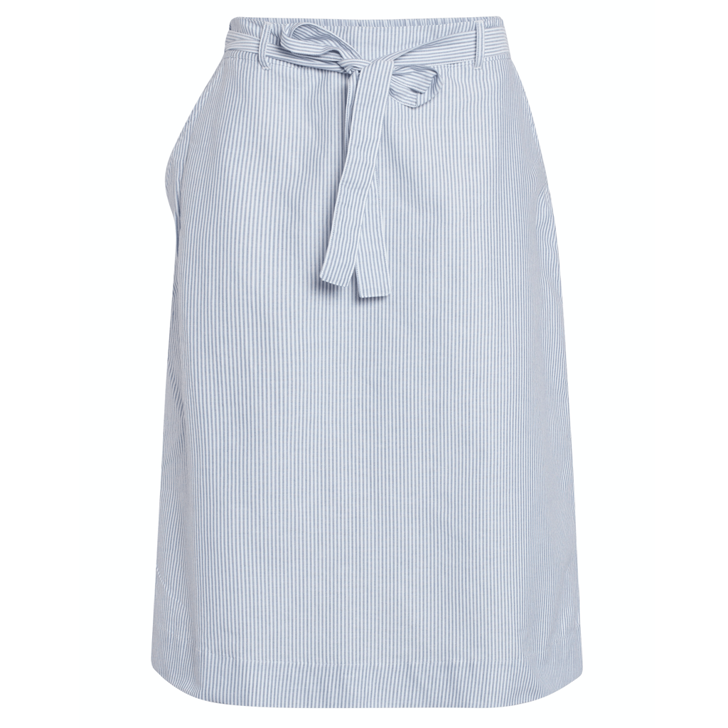 Klitmøller Klitmøller, Flora Skirt, white/navy, XS