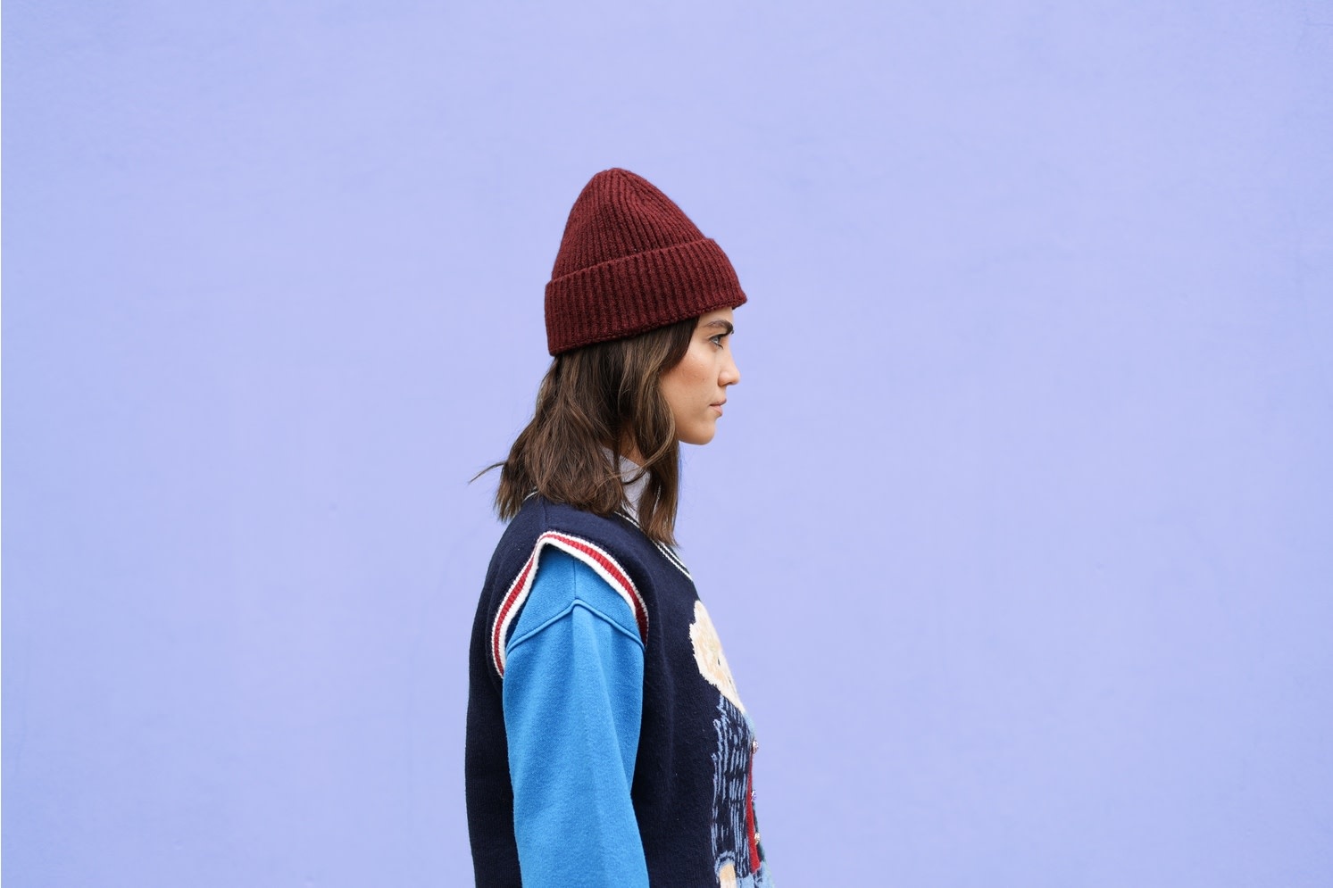 KLUE KLUE, Soft Beanie, burgundy