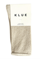 KLUE KLUE, Glitter Lurex Socks, beige, 36-40