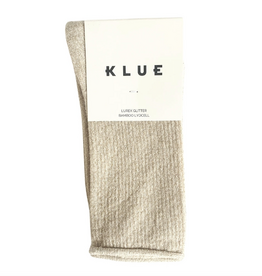KLUE KLUE, Glitter Lurex Socks, beige, 36-40
