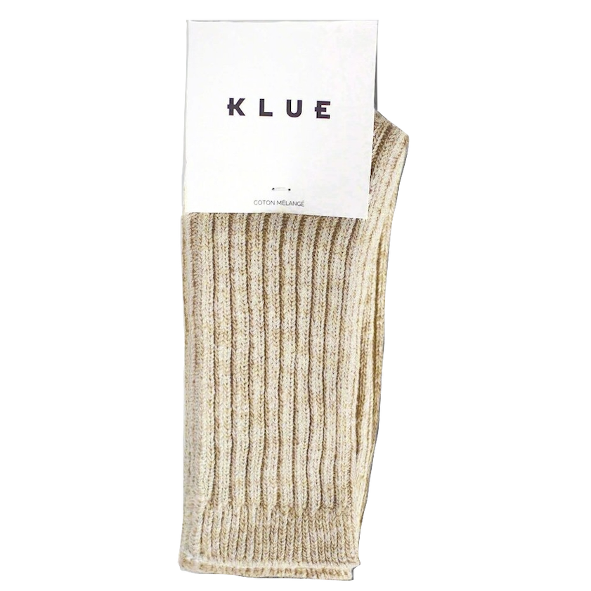 KLUE KLUE, Structured Cotton Socks, beige, 36-40