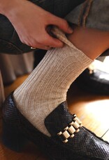 KLUE KLUE, Structured Cotton Socks, beige, 36-40