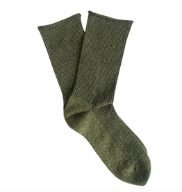 KLUE KLUE, Glitter Lurex Socks, khaki, 36-40