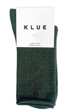 KLUE KLUE, Glitter Lurex Socks, green, 36-40