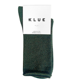 KLUE KLUE, Glitter Lurex Socks, green, 36-40