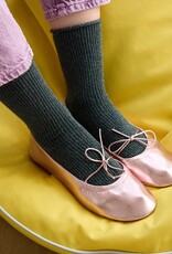 KLUE KLUE, Glitter Lurex Socks, grün, 36-40