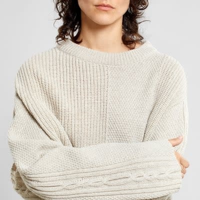 Dedicated Dedicated, Sweater Limboda, pearl white, M