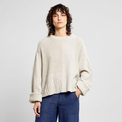 Dedicated Dedicated, Sweater Limboda, pearl white, M
